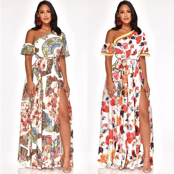 fashion ethnic style positioning print slanted shoulder dress strapless high open strap dress women's casual dresses long skirts, Black;gray
fashion ethnic style positioning print slanted shoulder dress strapless high open strap dress women's casual dresses long skirts, Black;gray
