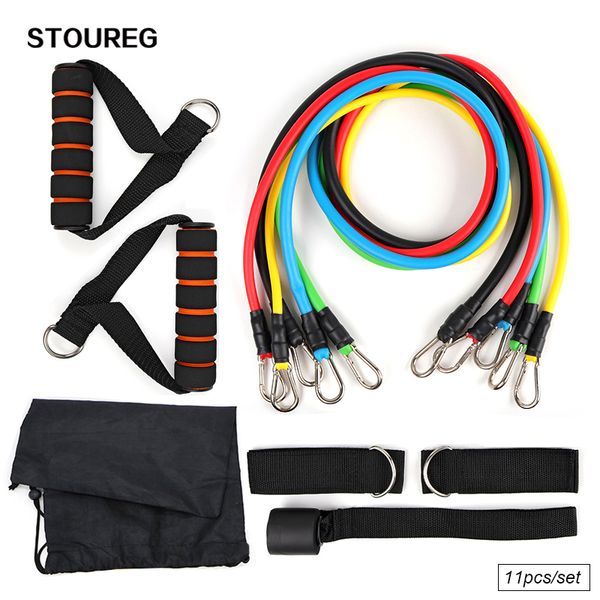 11pcs pull rope fitness exercises resistance bands latex tubes pedal excerciser body training workout yoga rubber loop tube
11pcs pull rope fitness exercises resistance bands latex tubes pedal excerciser body training workout yoga rubber loop tube
