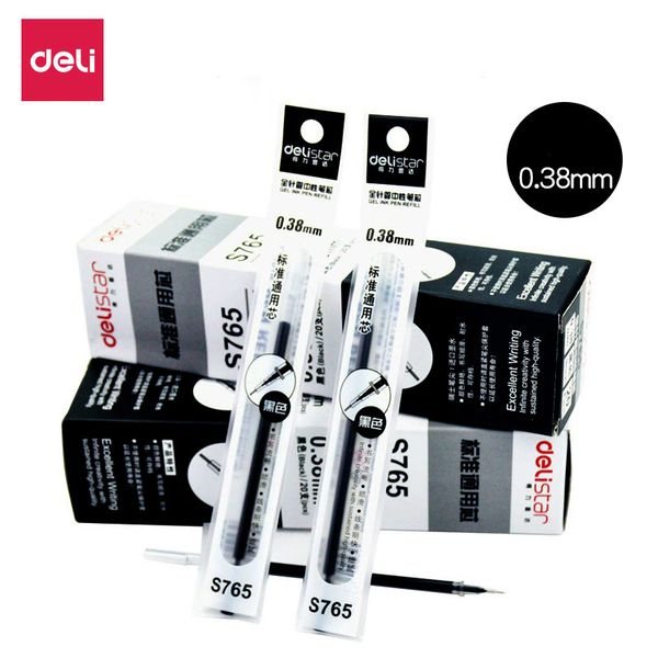 deli gel pen refill 20pcs 0.38mm full needle black ink pen refill neutral office school supplies student stationery, Black;red
deli gel pen refill 20pcs 0.38mm full needle black ink pen refill neutral office school supplies student stationery, Black;red