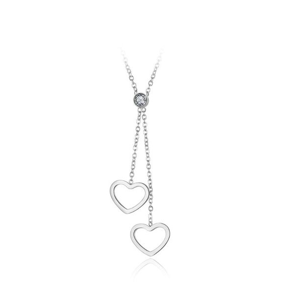 double heart choker necklaces for women cubic zirconia gold color stainless steel female necklace jewelry n18022, Golden;silver
double heart choker necklaces for women cubic zirconia gold color stainless steel female necklace jewelry n18022, Golden;silver