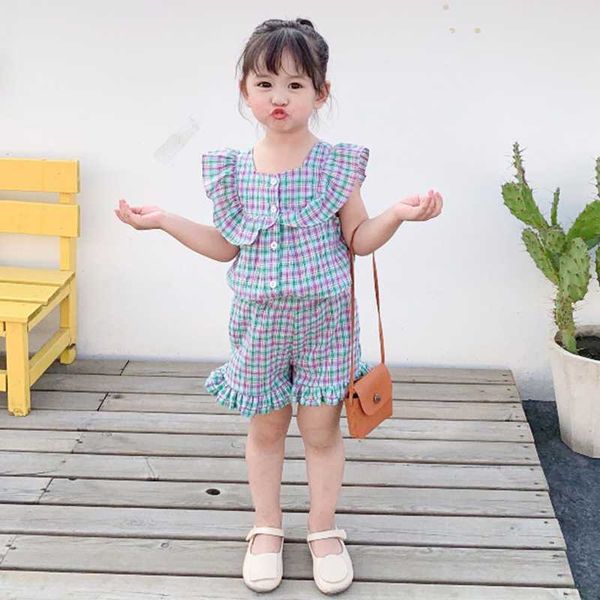 mihkalev baby girl summer clothes 2020 girls plaid outfits sets lattice tshirt+shorts 2pieces children sport kids tracksuit, White
mihkalev baby girl summer clothes 2020 girls plaid outfits sets lattice tshirt+shorts 2pieces children sport kids tracksuit, White