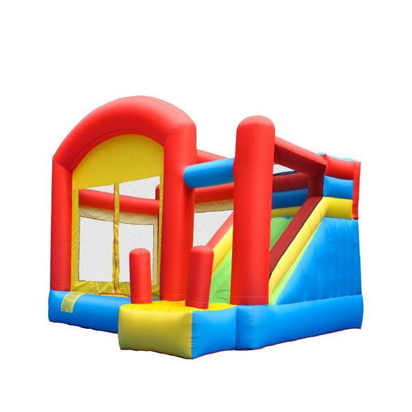 Kids Inflatable Bounce Houses With Slide Inflatable Moonwalk Climbing Bounce House Combo Jumping Castle Slide With Air Blower