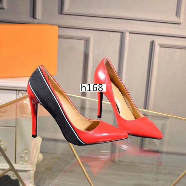 original box women shoes high heels pointed toe sole pumps wedding shoes size 37, Black
original box women shoes high heels pointed toe sole pumps wedding shoes size 37, Black