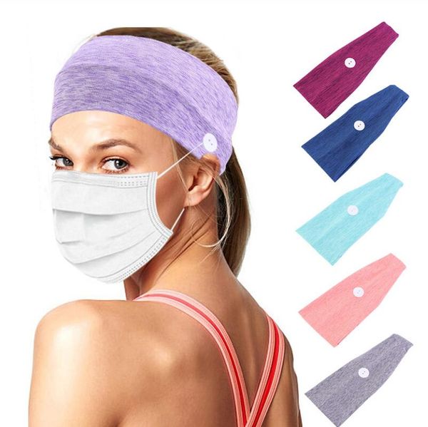 button headband face holder wearing for face cover ears sport quick dry sweat headband with button headwear hair accessories, Yellow
button headband face holder wearing for face cover ears sport quick dry sweat headband with button headwear hair accessories, Yellow