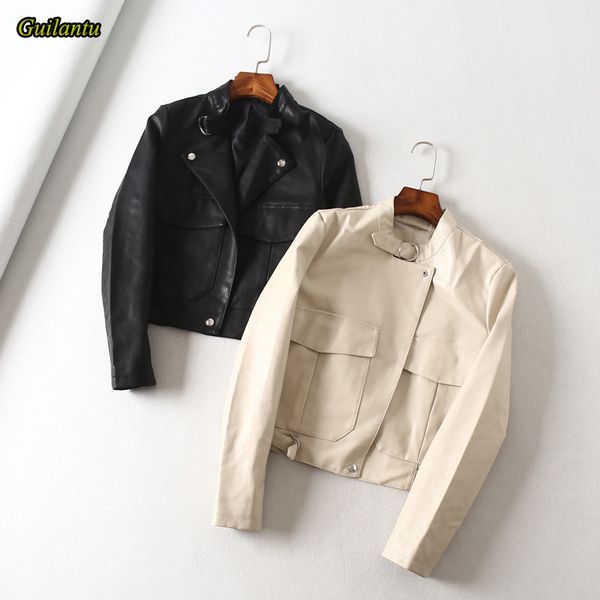 guilantu pu leather jacket women new fashion black motorcycle coat short faux leather plus size casual biker jacket outerwear
guilantu pu leather jacket women new fashion black motorcycle coat short faux leather plus size casual biker jacket outerwear