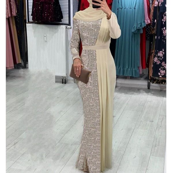 evening dresses long sleeve 2020 vestido longo festa plus size mermaid silver sequins and champagne chiffon arabic muslin evening gowns, Black;red
evening dresses long sleeve 2020 vestido longo festa plus size mermaid silver sequins and champagne chiffon arabic muslin evening gowns, Black;red