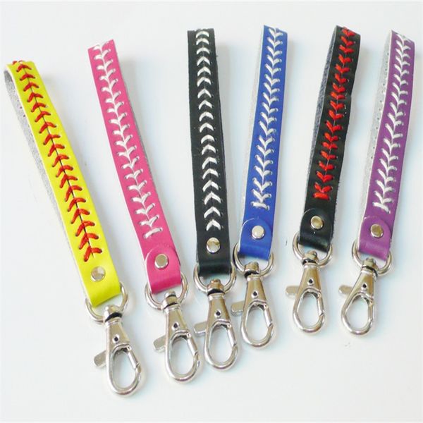 classic baseball softball sports key chain fashion leather seamed lace stitching wristlet braves kay rings for bag pendant, Silver
classic baseball softball sports key chain fashion leather seamed lace stitching wristlet braves kay rings for bag pendant, Silver