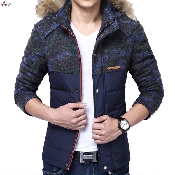 2019 men's thick patchwork colors casual winter parkas fur stand collar men's parkas size m-3xl, Black
2019 men's thick patchwork colors casual winter parkas fur stand collar men's parkas size m-3xl, Black