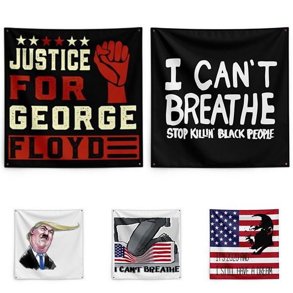150*150cm i cant breathe blanket trump printing tapestry black lives matter household wall banner #qa63801
150*150cm i cant breathe blanket trump printing tapestry black lives matter household wall banner #qa63801
