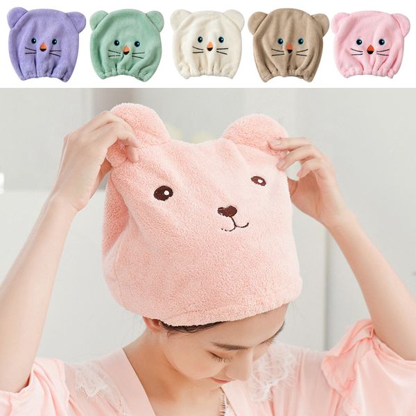 cartoon dry hair cap new good hygroscopicity breathability microfiber hair turban quickly dry hat wrapped towel cap towel
cartoon dry hair cap new good hygroscopicity breathability microfiber hair turban quickly dry hat wrapped towel cap towel