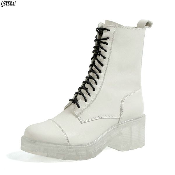 the new genuine leather women boots white the bottom of crystal riding boots autumn and winter women's shoes, Black
the new genuine leather women boots white the bottom of crystal riding boots autumn and winter women's shoes, Black