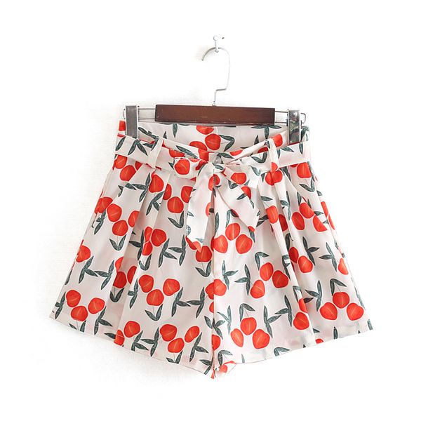 peach pattern printed high waist shorts women fashion belt waist wide leg short pants women pantalones cortos mujer, White;black
peach pattern printed high waist shorts women fashion belt waist wide leg short pants women pantalones cortos mujer, White;black