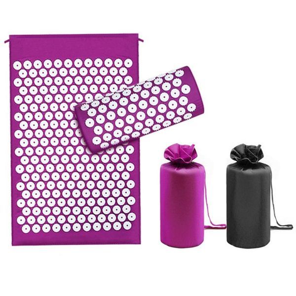 yoga spiky mat pillow acupuncture massage mat yoga mat, massage acupuncture exercise 68 * 42cm
yoga spiky mat pillow acupuncture massage mat yoga mat, massage acupuncture exercise 68 * 42cm