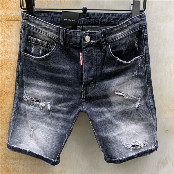 new arrival ripped rock d2 brand designer men denim short ripped jeans embroidery pants fashion slim breathable trousers, Blue
new arrival ripped rock d2 brand designer men denim short ripped jeans embroidery pants fashion slim breathable trousers, Blue