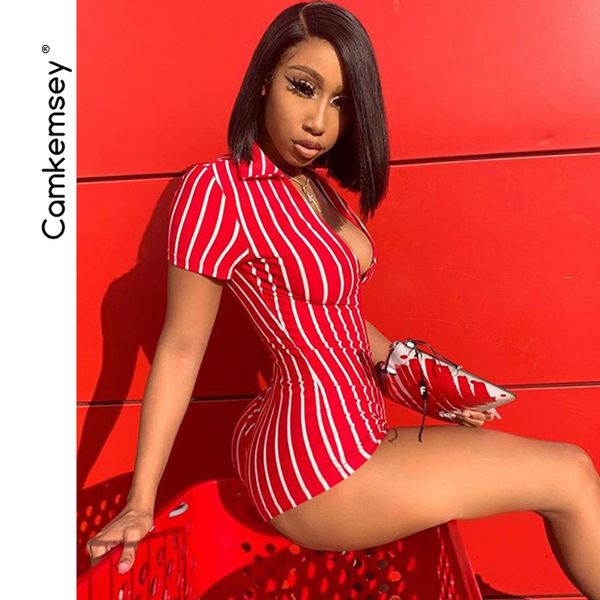 camkemsey night club bodycon playsuits women short sleeve red white striped stretch skinny one piece rompers outfits, Black;white
camkemsey night club bodycon playsuits women short sleeve red white striped stretch skinny one piece rompers outfits, Black;white