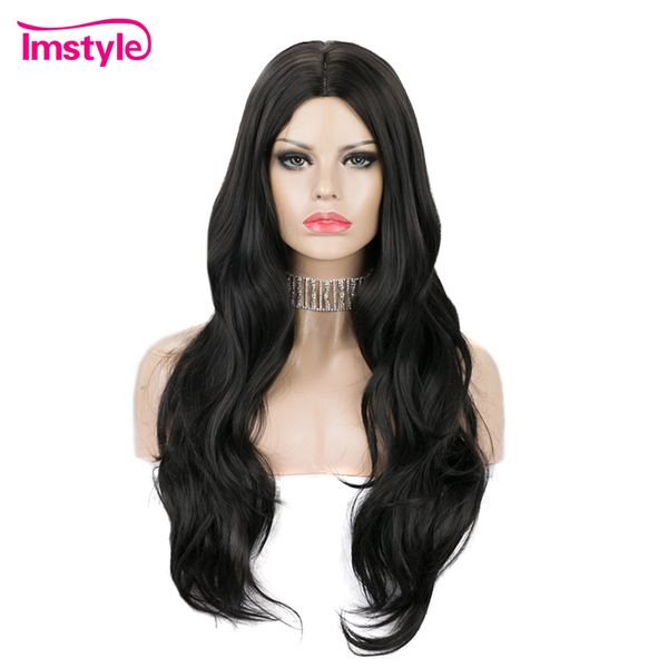 imstyle long black wig synthetic wig for black women wavy heat resistant fiber cosplay daily wigs #1b
imstyle long black wig synthetic wig for black women wavy heat resistant fiber cosplay daily wigs #1b