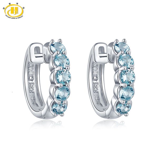 hutang natural aquamarine women's hoop earrings solid 925 sterling silver blue gemstone fine jewelry accessories for gift new cj191201, Golden
hutang natural aquamarine women's hoop earrings solid 925 sterling silver blue gemstone fine jewelry accessories for gift new cj191201, Golden