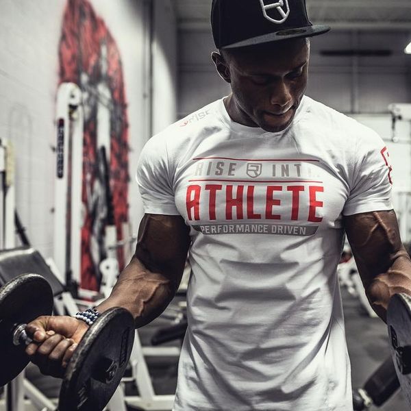 men sport shirt letter printed elastic short sleeve t-shirt sweatshirt running jogger casual yoga fitness gym shirt sportswear, White;red
men sport shirt letter printed elastic short sleeve t-shirt sweatshirt running jogger casual yoga fitness gym shirt sportswear, White;red