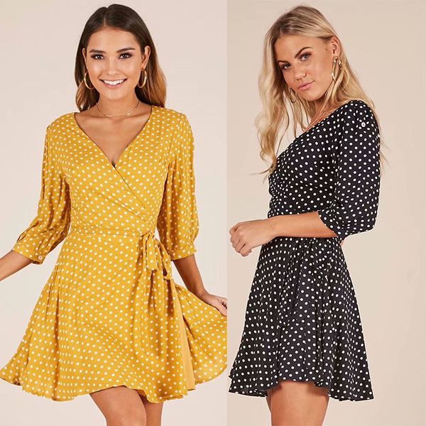 casual dresses piece point wrap skirt dress fashion woman clothes 2021 summer, Black;gray
casual dresses piece point wrap skirt dress fashion woman clothes 2021 summer, Black;gray