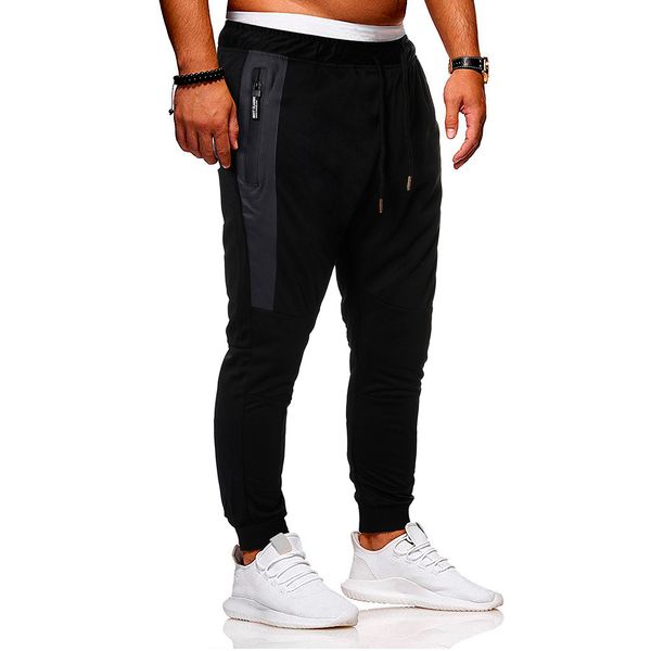 men pants hip joggers pants 2019 summer male trousers men solid tracksuit slim fit casual sport sweatpants trousers 7.23, Black
men pants hip joggers pants 2019 summer male trousers men solid tracksuit slim fit casual sport sweatpants trousers 7.23, Black