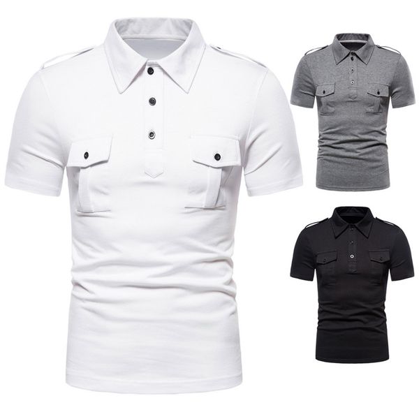 new fashion mens polos summer casual sports tees designer slim stand collar short sleeve males polos, White;black
new fashion mens polos summer casual sports tees designer slim stand collar short sleeve males polos, White;black