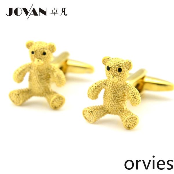 2020 designer's golden teddy bear cufflinks little bear sleeve studs creative cartoon alternative modeling cufflinks accessories, Silver
2020 designer's golden teddy bear cufflinks little bear sleeve studs creative cartoon alternative modeling cufflinks accessories, Silver