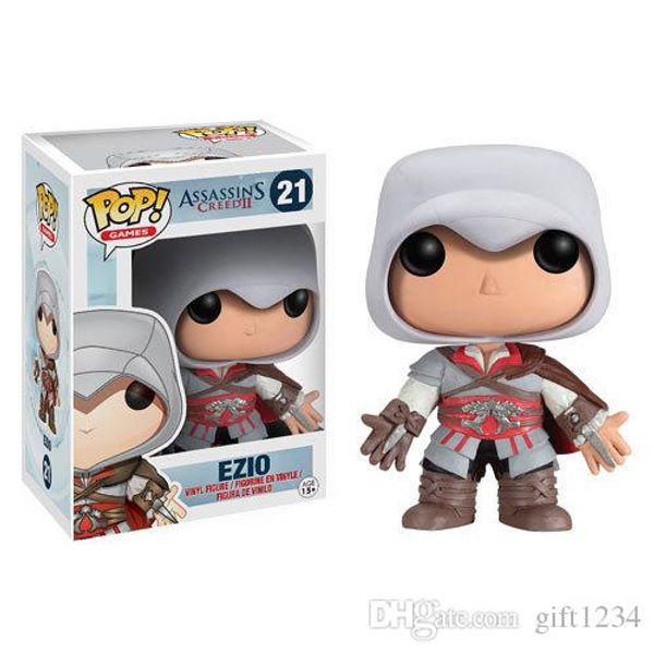 

низкая цена очаровательны funko pop assassin's creed ezio винил фигурка с коробкой № 21 популярная игрушечная кукла хорошего качества