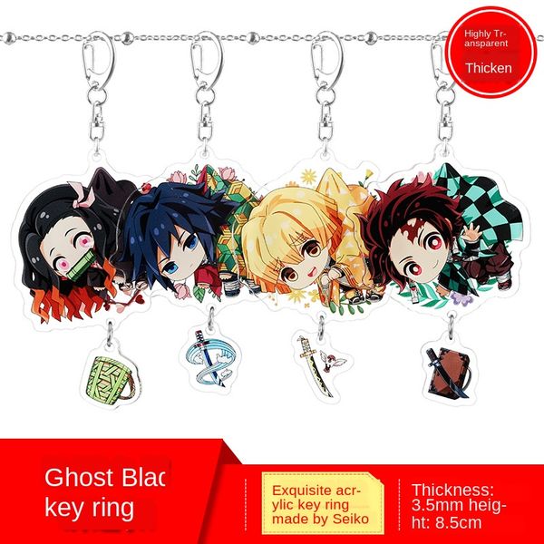 1 pcs anime acrylic keychain demon slayer kimetsu no yaiba blade of ghost vintage key rings for women girl cosplay jewelry gift, Silver
1 pcs anime acrylic keychain demon slayer kimetsu no yaiba blade of ghost vintage key rings for women girl cosplay jewelry gift, Silver