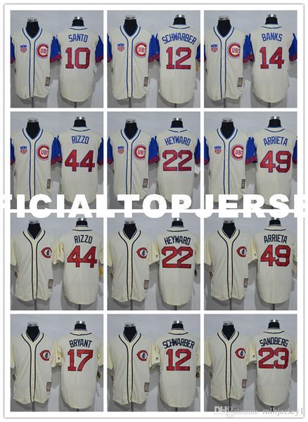2019 men's10 ron santo 12 kyle schwarber 14 ernie banks 22 jason heyward 44 anthony rizzo 1929 1942 retro stitched jerseys, Black;blue
2019 men's10 ron santo 12 kyle schwarber 14 ernie banks 22 jason heyward 44 anthony rizzo 1929 1942 retro stitched jerseys, Black;blue