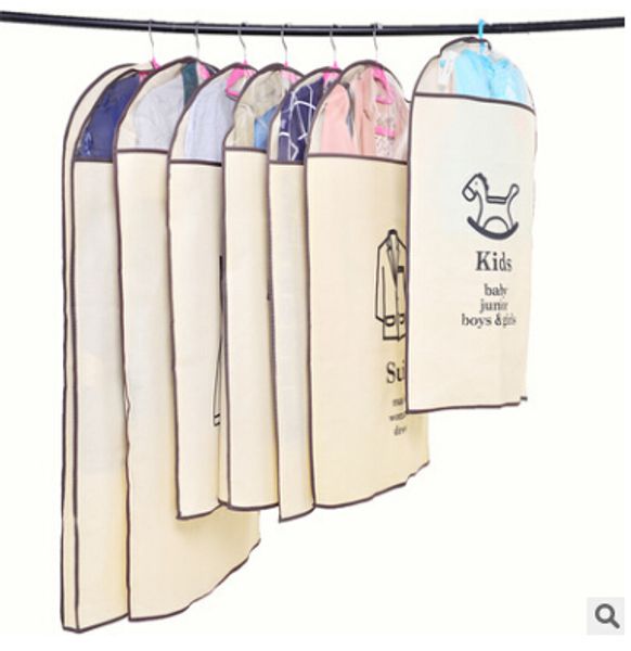 non woven thickened clothing dustproof bag clothes padding dress suit letter pattern storage bags transparent overcoat cover
non woven thickened clothing dustproof bag clothes padding dress suit letter pattern storage bags transparent overcoat cover
