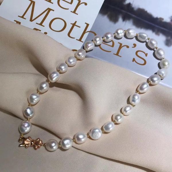 baroque ins style necklace with butterfly knot,natural freshwater heteromorphic pearls women jewelry ornaments,customized length, Silver
baroque ins style necklace with butterfly knot,natural freshwater heteromorphic pearls women jewelry ornaments,customized length, Silver