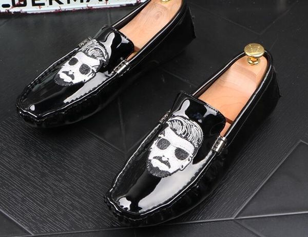 mens boat shoes slip on 2019 summer casual loafers male genuine leather designer moccasins patent leather breathable soft, Black
mens boat shoes slip on 2019 summer casual loafers male genuine leather designer moccasins patent leather breathable soft, Black