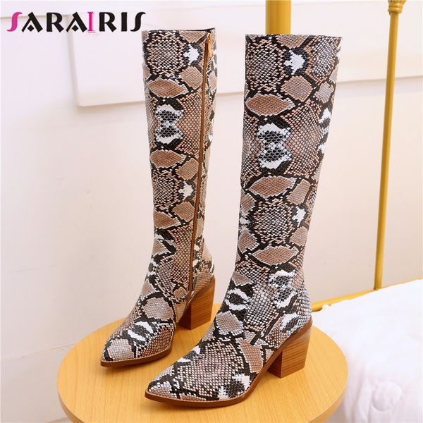 sarairis new fashion big size 34-44 snake veins ladies high heels pointed toe shoes woman casual party autumn mid calf boots, Black
sarairis new fashion big size 34-44 snake veins ladies high heels pointed toe shoes woman casual party autumn mid calf boots, Black