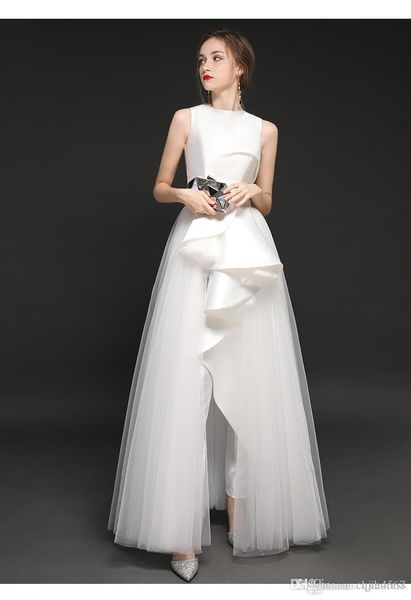 2019 new white leg jumpsuit high neck evening dresses ruffled formal party evening dresses custom made new arrival celebrity dresses, Black;red
2019 new white leg jumpsuit high neck evening dresses ruffled formal party evening dresses custom made new arrival celebrity dresses, Black;red