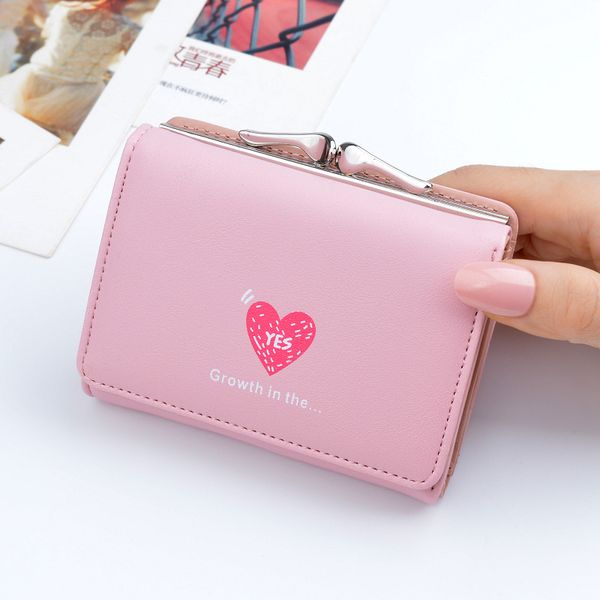 new women's short wallets leather simple three fold mini student wallet six color coin purse, Red;black
new women's short wallets leather simple three fold mini student wallet six color coin purse, Red;black