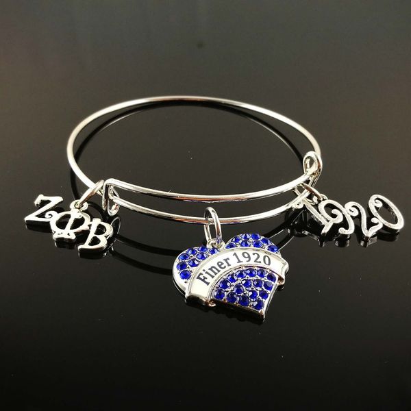 beyoujewelry zpb letters heart adjustable steel bangle zeta phi beta dove 1920 diy bangle jewelry, White
beyoujewelry zpb letters heart adjustable steel bangle zeta phi beta dove 1920 diy bangle jewelry, White