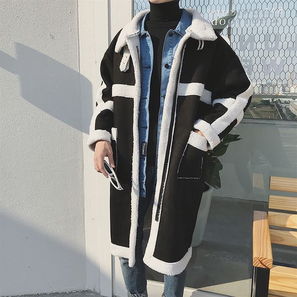 trench coat men oversizemens coats men warm winter jacket immitation lamb fleece coat men, Black;brown
trench coat men oversizemens coats men warm winter jacket immitation lamb fleece coat men, Black;brown