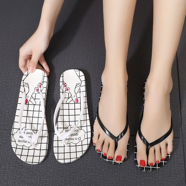totem gingham outside shallow women slippers summer classics beach round toe flat flip flops mixed colors soft shoes, Black
totem gingham outside shallow women slippers summer classics beach round toe flat flip flops mixed colors soft shoes, Black