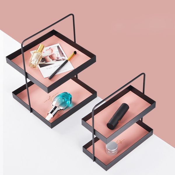 double-layer storage tray jewelry rack nordic dessert organizer handled cosmetics holder display home kitchen decor
double-layer storage tray jewelry rack nordic dessert organizer handled cosmetics holder display home kitchen decor
