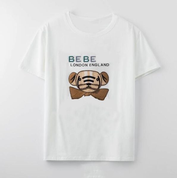 2020 luxurious designer t shirts summer logo tee shirts with bear letters 2020ss brand shirts short sleeved men women couple, White;black
2020 luxurious designer t shirts summer logo tee shirts with bear letters 2020ss brand shirts short sleeved men women couple, White;black