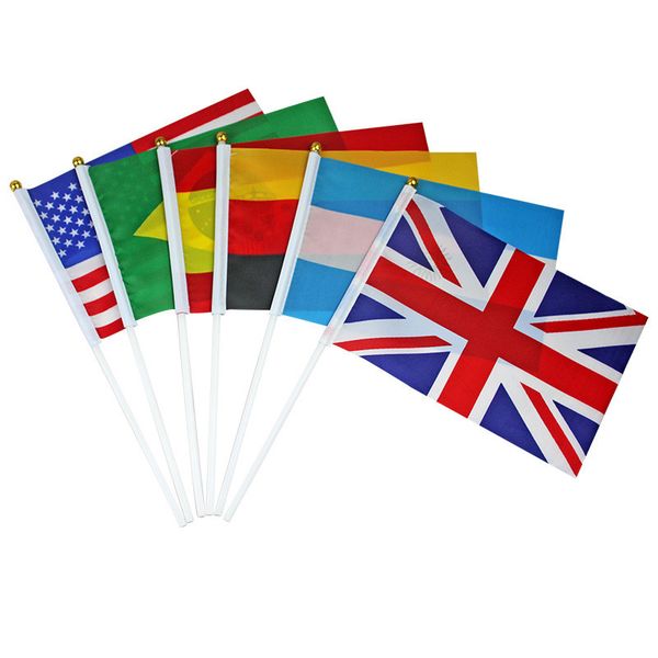 национальные флаги сша fra ger uk jp cd au 14*21 см полиэфирный материал с пластиковыми полюсами
национальные флаги сша fra ger uk jp cd au 14*21 см полиэфирный материал с пластиковыми полюсами