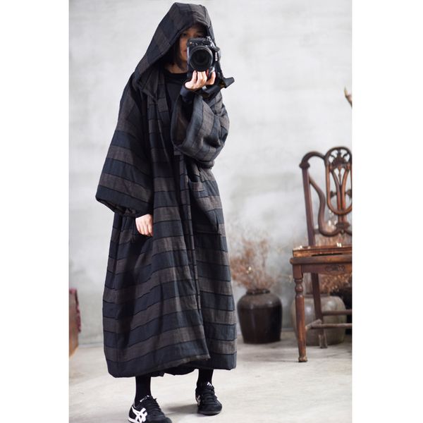 winter women parkas warm hooded striped 2019 thick loose cotton padded vintage pockets women long coat yoyikamomo, Black
winter women parkas warm hooded striped 2019 thick loose cotton padded vintage pockets women long coat yoyikamomo, Black
