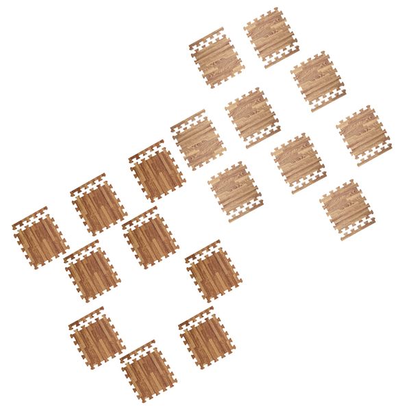 18 pieces wood grain puzzle exercise mat, pe foam interlocking tiles, protective flooring for gym equipment and cushion for workouts
18 pieces wood grain puzzle exercise mat, pe foam interlocking tiles, protective flooring for gym equipment and cushion for workouts