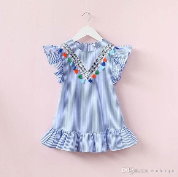 baby girl clothes new baby girls striped tassel dress summer cotton children flying sleeves dresses kids clothing, Red;yellow
baby girl clothes new baby girls striped tassel dress summer cotton children flying sleeves dresses kids clothing, Red;yellow