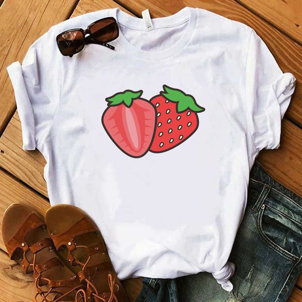 fixsys new kawaii strawberry fruits clothing t-shirt fashion women casual tee graphic t shirt female camisas mujer clothes, White
fixsys new kawaii strawberry fruits clothing t-shirt fashion women casual tee graphic t shirt female camisas mujer clothes, White