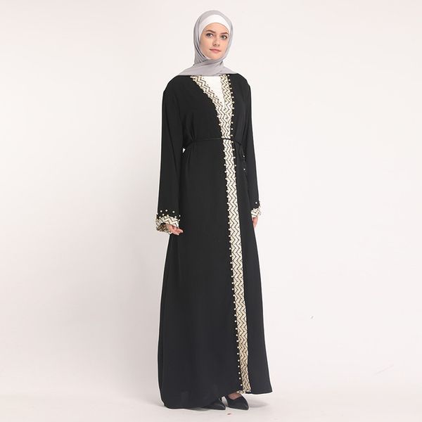 factory price muslim women black open abaya s-2xl plus size middle east women patchwork jilbab dress, Red
factory price muslim women black open abaya s-2xl plus size middle east women patchwork jilbab dress, Red