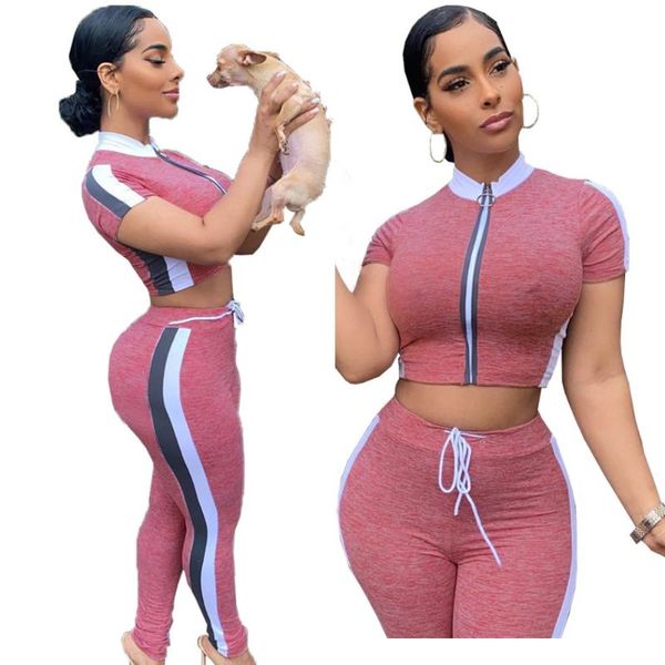 2020 2 two piece set women african clothes jogging femme zipper crop + pants suit sportwear tracksuit club outfits plus size, White
2020 2 two piece set women african clothes jogging femme zipper crop + pants suit sportwear tracksuit club outfits plus size, White