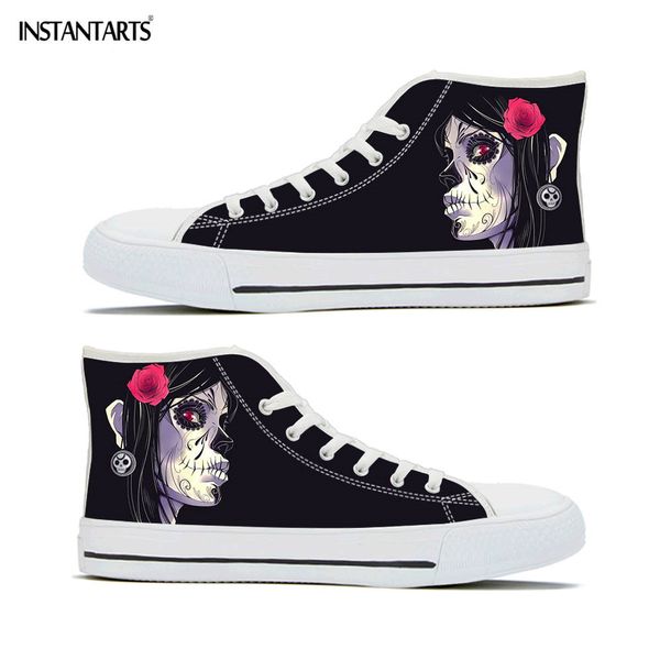 instantarts women shoes casual students boy girls canvas shoes funk skull ladies design breathable men lace up walking sneakers, Black
instantarts women shoes casual students boy girls canvas shoes funk skull ladies design breathable men lace up walking sneakers, Black