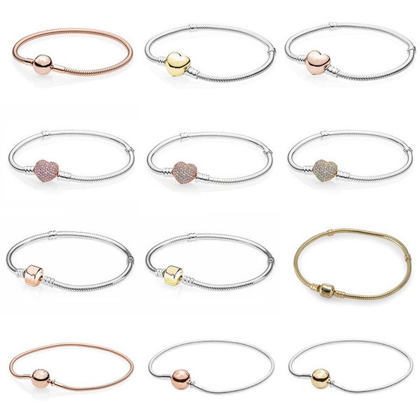 other bracelets real 925 sterling silver love type round head buckle shiny snake bone bracelet fit european charm women jewelry, Golden;silver
other bracelets real 925 sterling silver love type round head buckle shiny snake bone bracelet fit european charm women jewelry, Golden;silver
