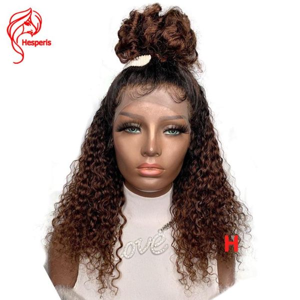 hesperis curly lace front wigs for women remy hair ombre human hair wig pre plucked 1b/brown ombre lace front wig, Black;brown
hesperis curly lace front wigs for women remy hair ombre human hair wig pre plucked 1b/brown ombre lace front wig, Black;brown